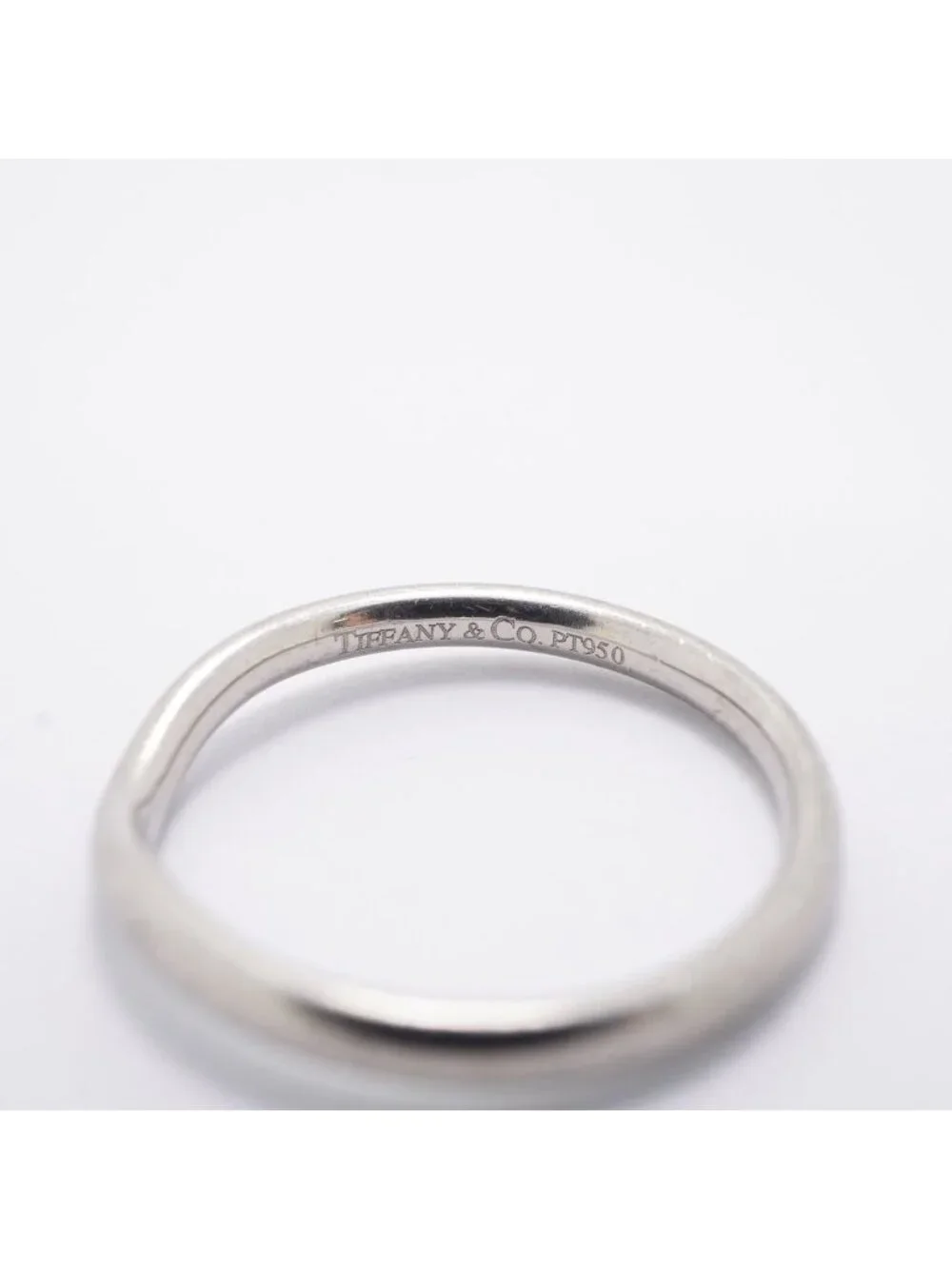 Tiffany & Co Ring Curved Band Platinum